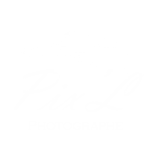 Logo blanc PixL Photographe Ain